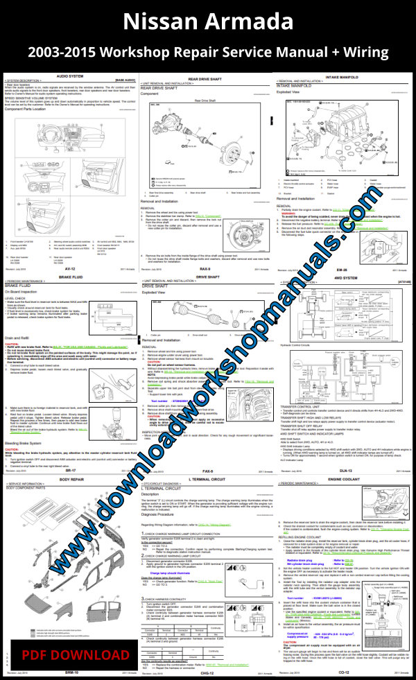 Nissan Armada Workshop Repair Manual Download