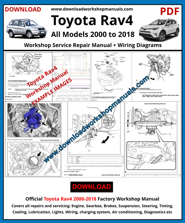 Toyota RAV4 Service Repair Workshop Manual