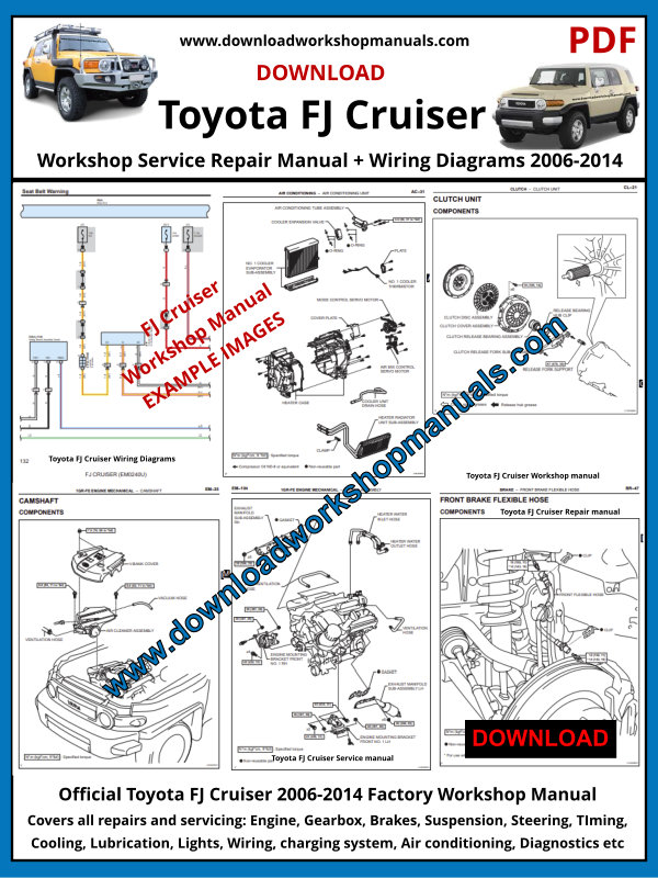 Toyota FJ Cruiser Workshop Service Repair Manual
