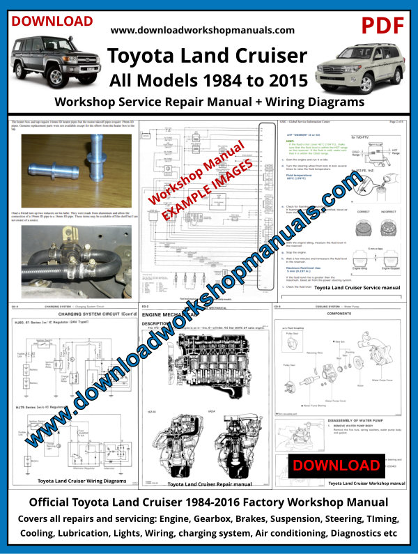 Toyota Land Cruiser Workshop Repair Manual
