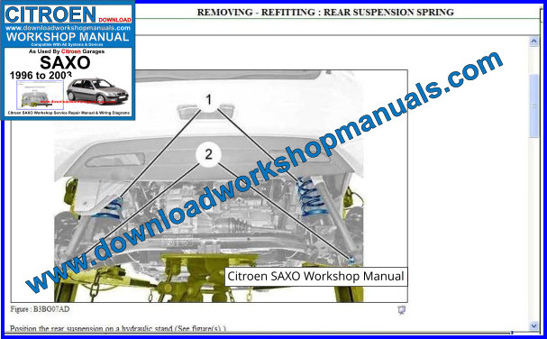 Citroen SAXO Repair Manual
