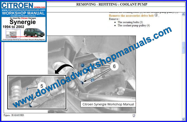 Citroen Synergie Workshop Manual Download