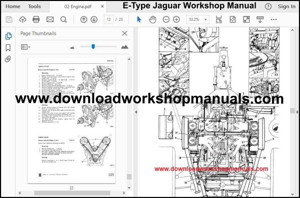 Jaguar E Type Workshop Manual Download