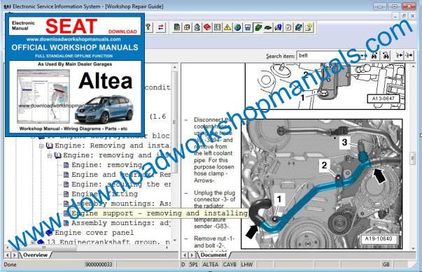 Seat Altea Repair Manual