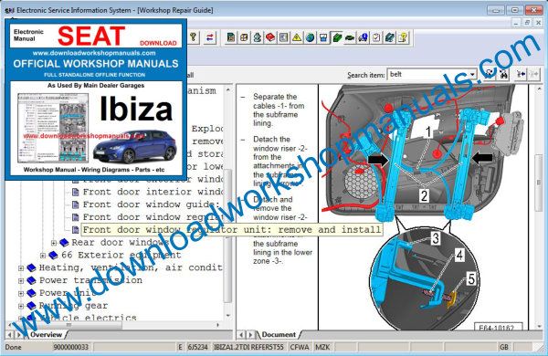 Seat Ibiza Workshop Manual