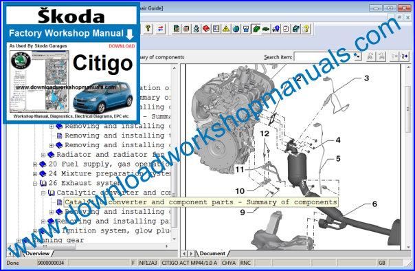 Skoda Citigo Service Manual