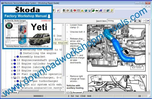 Skoda Yeti Repair Manual