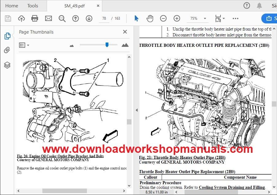 Vauxhall Mokka service Manual