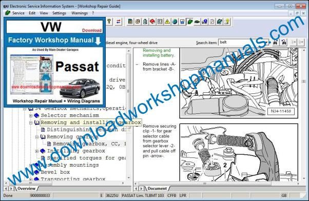 VW Volkswagen Passat Repair Manual