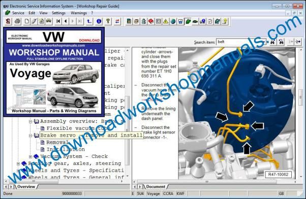 VW Volkswagen Voyage Repair Manual