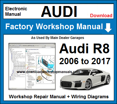 audi r8 Service Repair Workshop Manual
