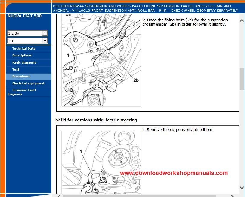 Fiat 500 Repair Manual