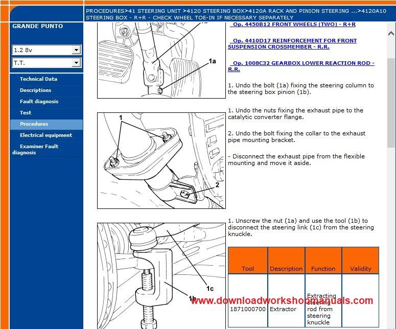 Fiat Grande Punto Repair Manual