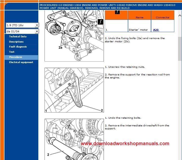 Fiat Stilo Service Manual