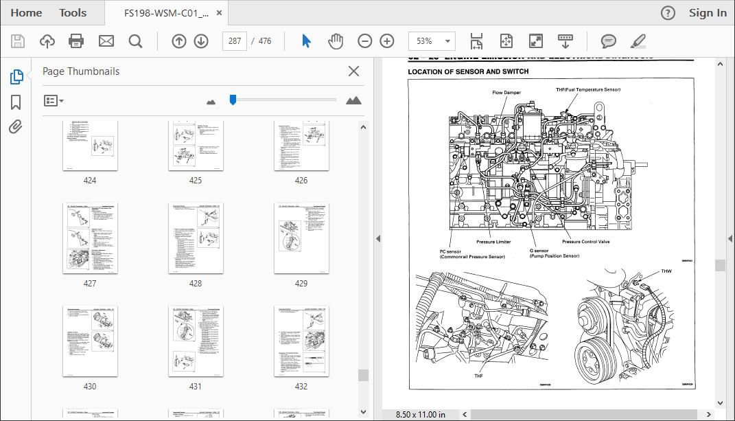 Isuzu F Series Workshop Repair Manual