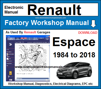 Renault Espace Workshop Service Repair Manual